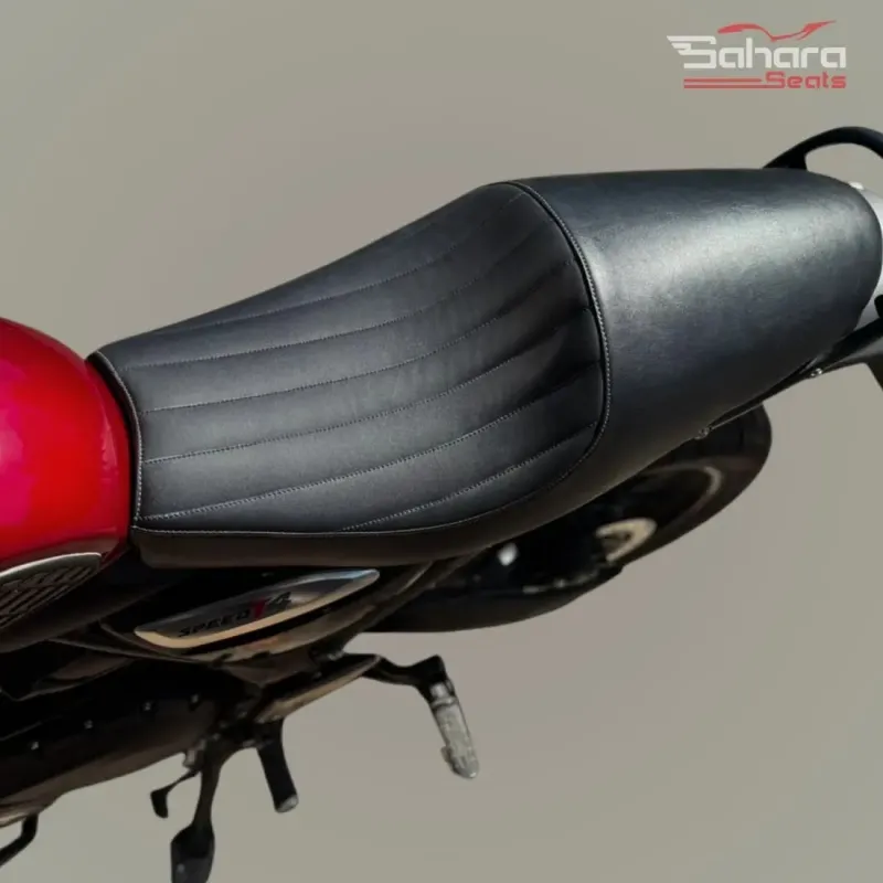 Triumph 400X Cafe Racer Comfortable Touring Seat Plug Play