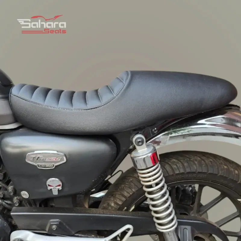 Honda Highness CB350 Custom Seat With Honda Embroidery