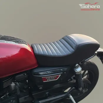 Street Beast Honda CB350RS & GB350S Cafe Racer Custom Seat – Premium Ribbed Design