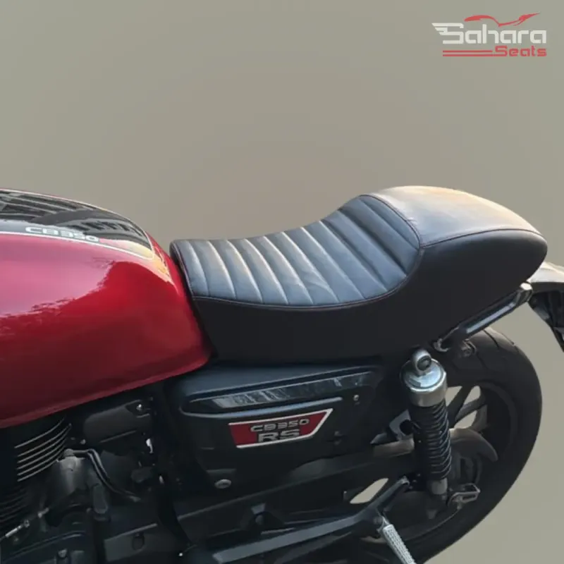 Street Beast Honda CB350RS & GB350S Cafe Racer Custom Seat – Premium Ribbed Design
