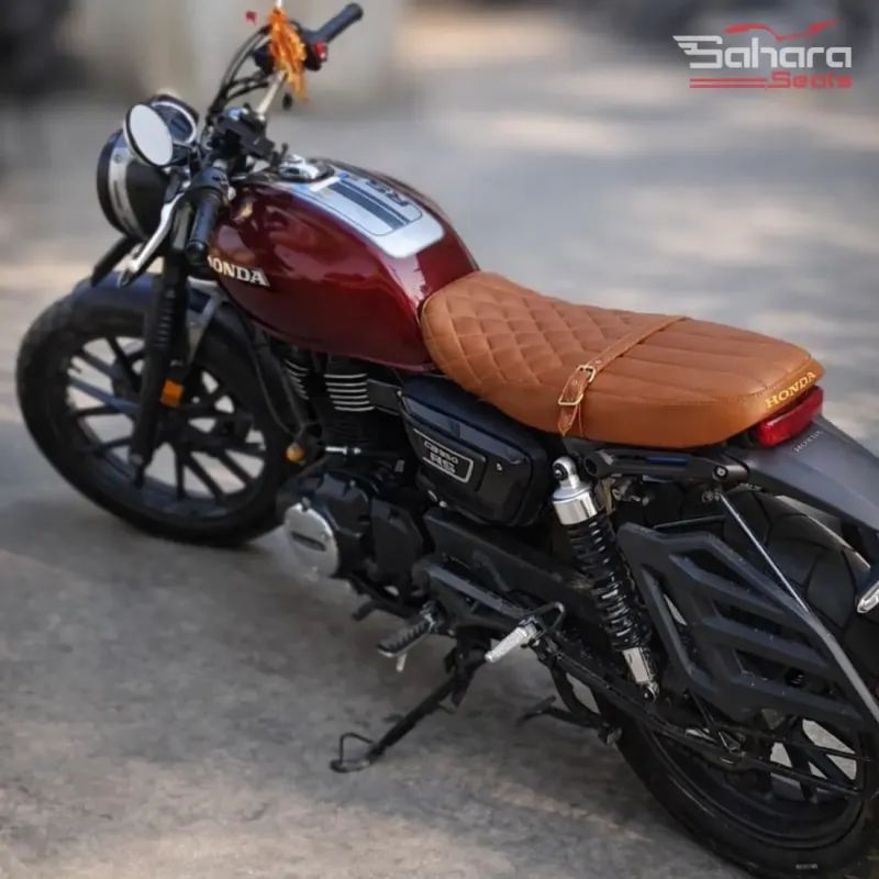 Honda CB350RS & GB350S retro crown brat saddle