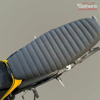 Honda CB350 RS Custom Brat Seat with Diamond Stitching