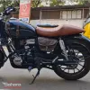 Neo-Retro Cafe Racer Seat for Honda CB 350 / GB350C – Luxury Tan Leather Finish
