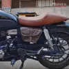 Neo-Retro Cafe Racer Seat for Honda CB 350 / GB350C – Luxury Tan Leather Finish