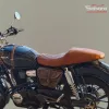 Neo-Retro Cafe Racer Seat for Honda CB 350 / GB350C – Luxury Tan Leather Finish