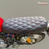 Royal Enfield Continental GT 535 Cafe Racer Looks Complete Seat Assembly Black With Red Diamonds Stitching