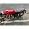 Royal Enfield Continental GT 535 Cafe Racer Looks Complete Seat Assembly Black With Red Diamonds Stitching