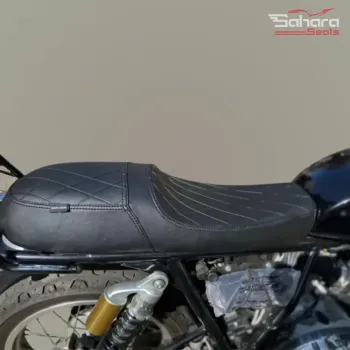 Royal Enfield Interceptor 650 Custom Modified Cafe Racer Style Complete Gel Seat Assembly Water Resistant