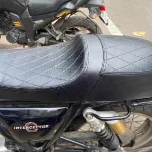 Royal Enfield Interceptor 650 Custom Modified Cafe Racer Style Complete Gel Seat Assembly Water Resistant