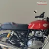 Royal Enfield Interceptor 650 Touring Black Red Piping Seat