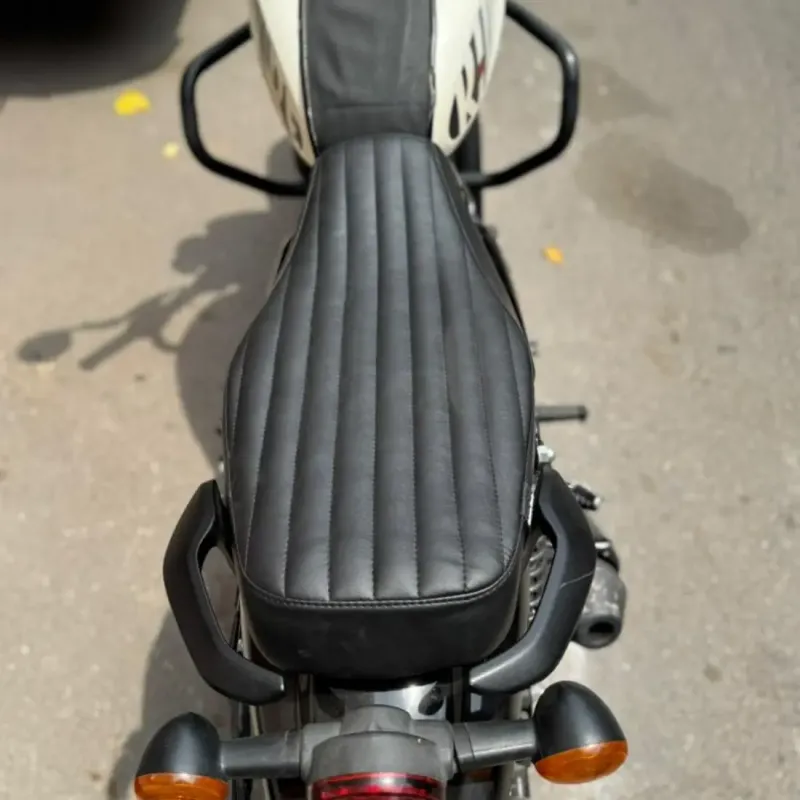 Royal Enfield Hunter 350 Brat Style Seat – Urban Retro Comfort Edition