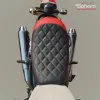 Royal Enfield Interceptor 650 Custom Diamond Quilted Seat – Black & Red Premium Finish
