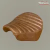 Royal Enfield Shotgun 650 Touring Ribbed Rider Saddle – Tan Brown Edition