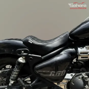 Royal Enfield Super Meteor 650 Rider Touring Low Rider Solo Seat Best Comfortable