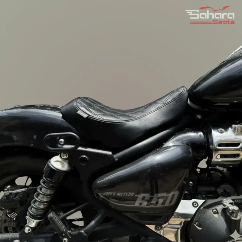 Royal Enfield Super Meteor 650 Rider Touring Low Rider Solo Seat Best Comfortable