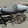 Triumph  Speed 400 Stridemaster Red White Suede Seat