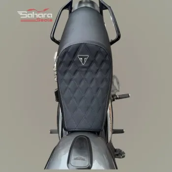 Triumph  Speed 400 Stridemaster Red White Suede Seat