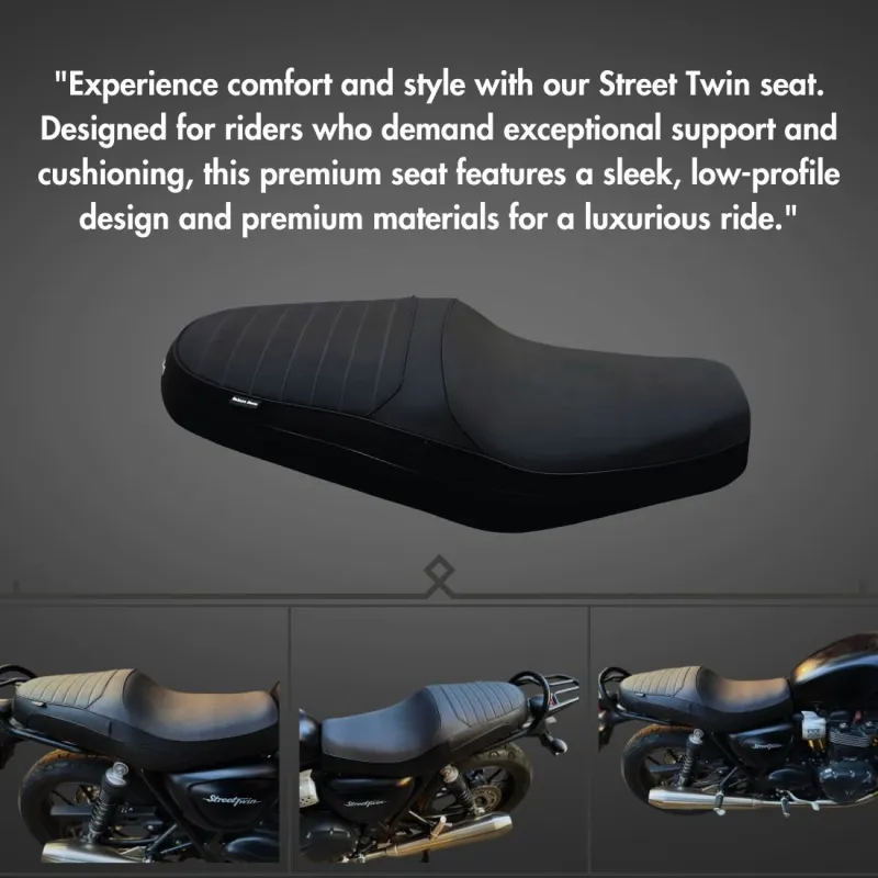 Triumph Redefined  Premium Cafe Racer Seat
