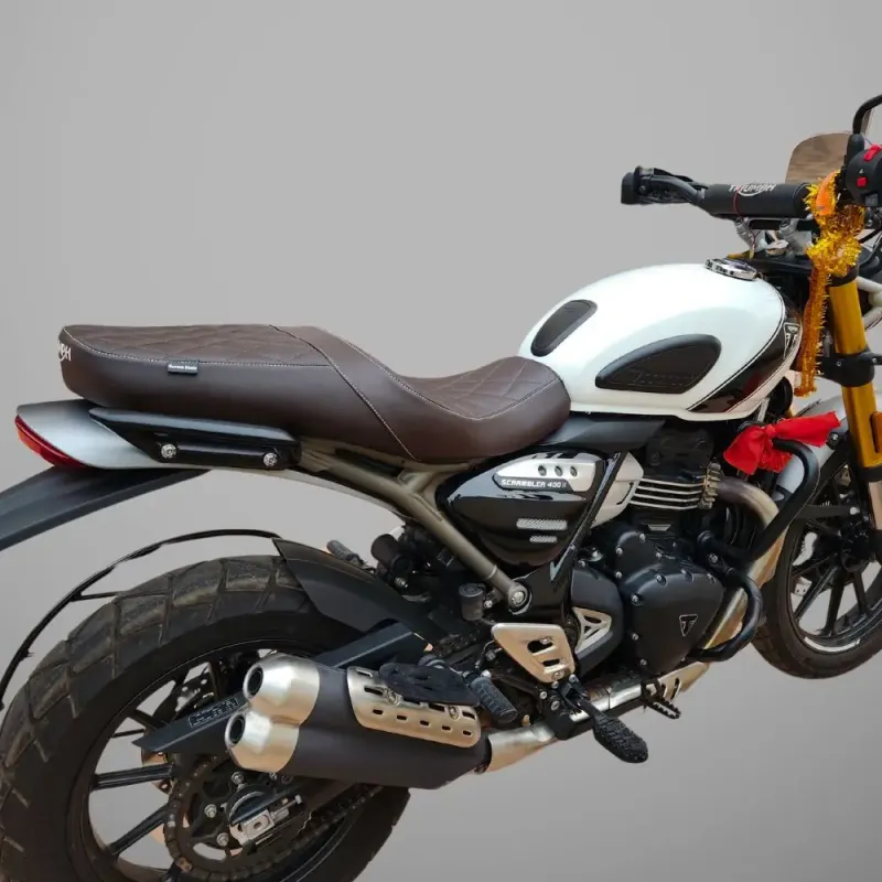 Triumph Scrambler 400x Seat Dual Pattern