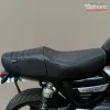 Triumph Speed Twin Quilt Bench Vegan Leather Custom Dual Seat