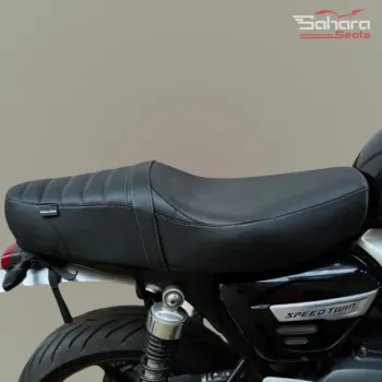 Triumph Speed Twin Quilt Bench Vegan Leather Custom Dual Seat