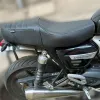 Triumph Speed Twin Quilt Bench Vegan Leather Custom Dual Seat