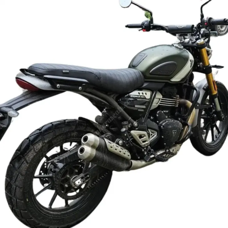 Triumph Scrambler 400X Ribbed Bench Comfortable Seat