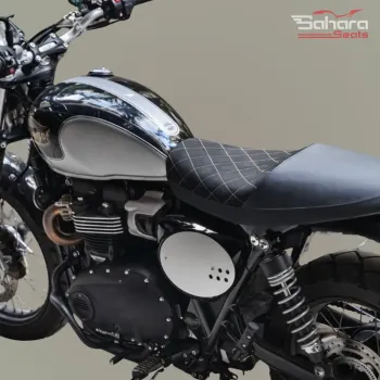 Rugged Suede Quilted Seat for Triumph Scrambler 900