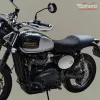 Rugged Suede Quilted Seat for Triumph Scrambler 900