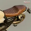 Triumph Scrambler 1200 XE, XC & X Retro Luxe Seat – Dual Tone Brown Diamond Panel Design