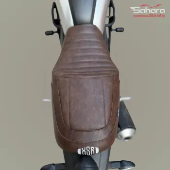 Yamaha XSR 155 / XSR 125 Custom Cafe Racer Seat with Rib Stitching