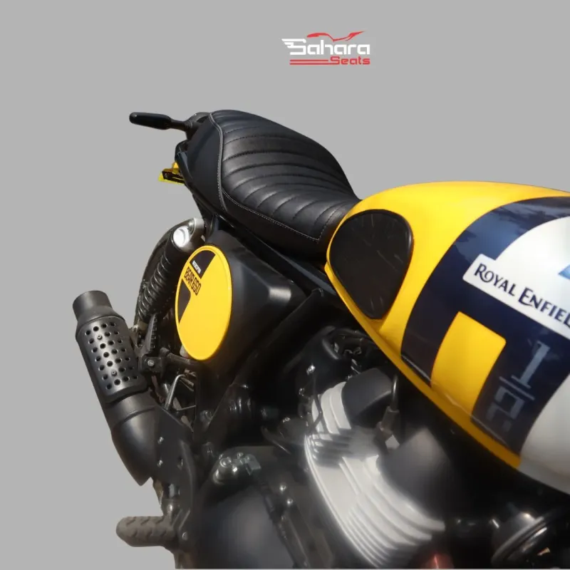 Royal Enfield Bear 650 Ribbed Seat – Premium Finish & Long Ride Comfort