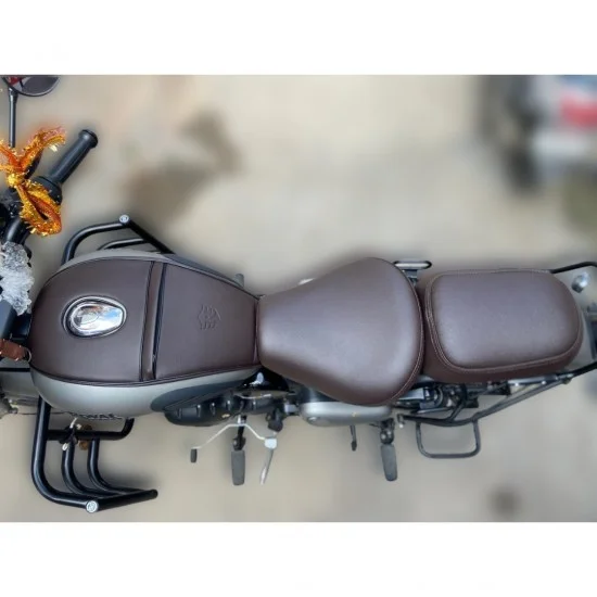 All New Classic 350/ Be Reborn Classic Brown Cushion Seat Cover