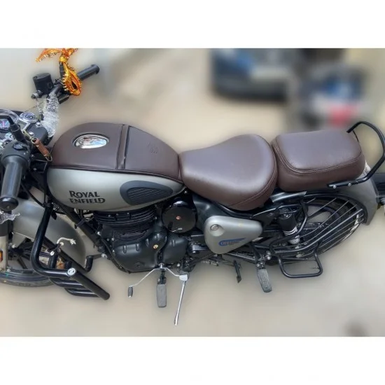 All New Classic 350/ Be Reborn Classic Brown Cushion Seat Cover