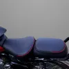 All New Classic 350/ Be Reborn Classic/Chrome Cushion Seat Cover (Red Piping )
