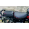All New Classic 350/ Be Reborn Classic/Chrome Cushion Seat Cover (Red Piping )